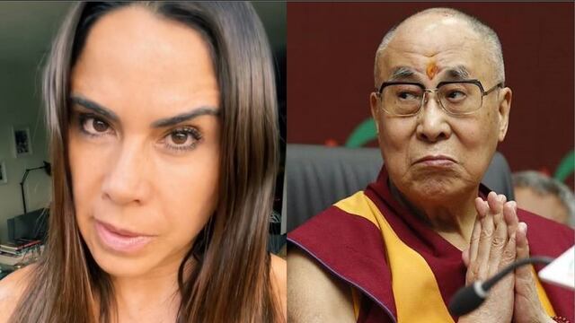 Paola Rojas y Dalai Lama