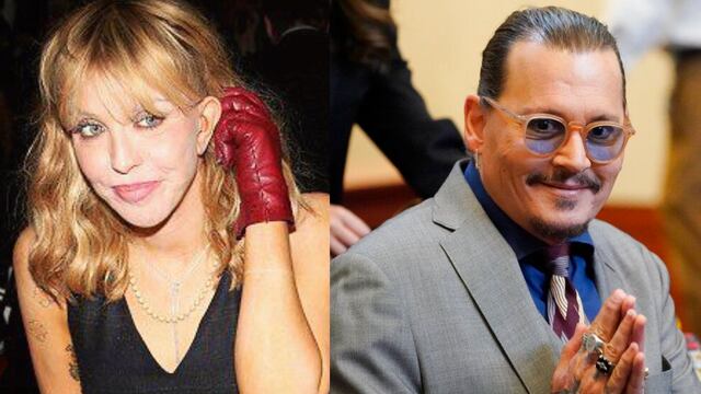Courtney Love y Johnny Depp