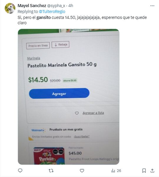 Memes por el precio del Gansito