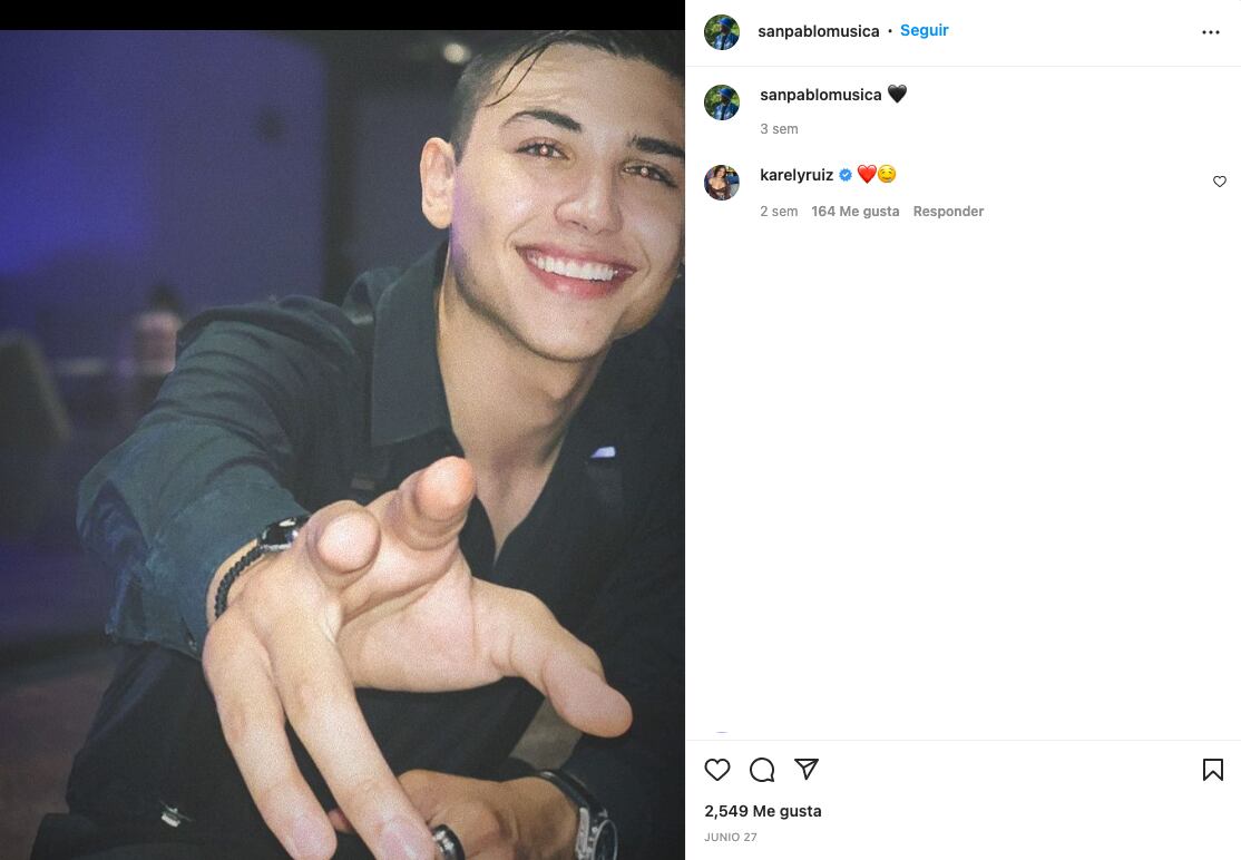 Pablo Cantú, novio de Karely Ruiz