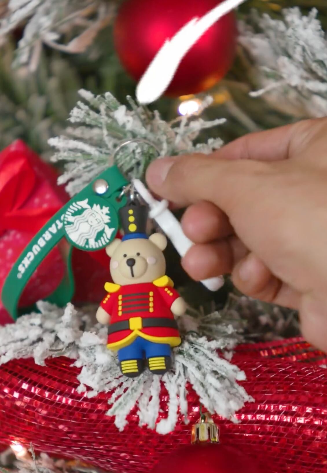 Llavero Bearista del Cascanueces en Starbucks