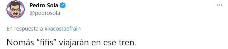 Pedro Sola sobre Tren Maya