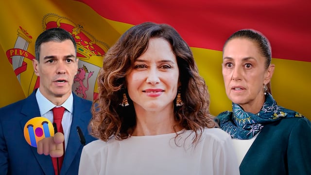 Díaz Ayuso señala a Sánchez y Sheinbaum de ponerla en peligro