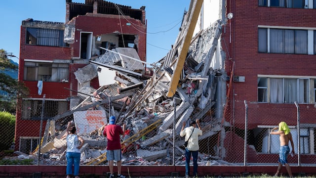 Secuelas del terremoto en Colombia.