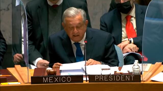 AMLO en la ONU