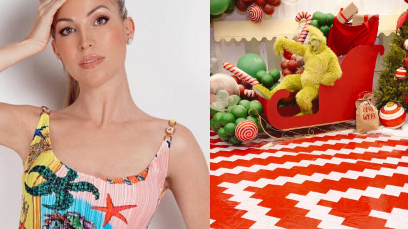 FOTOS: Andy Benavides lleva la Navidad al límite con excéntrica fiesta de El Grinch