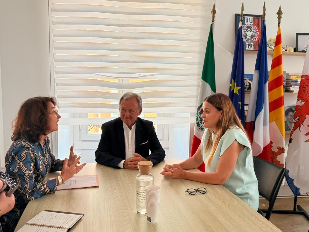 Cecilia Patrón concluye gira de trabajo en Europa.