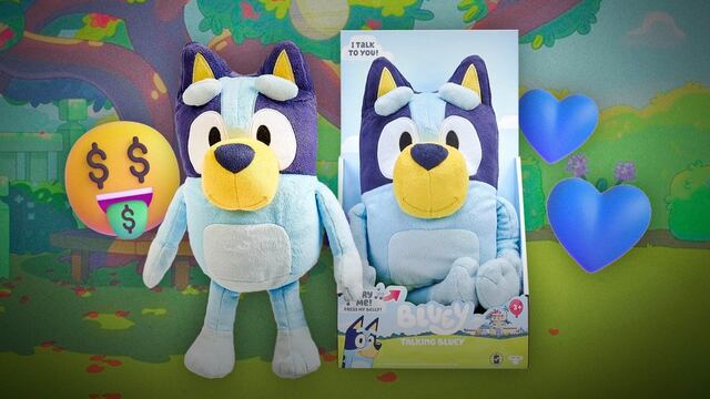 Peluche de Bluey que habla: Precio en oferta y dónde comprar el juguete coleccionable de la perrita azul