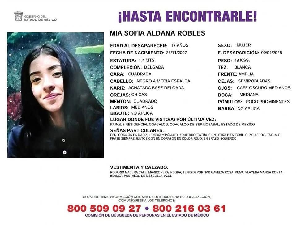 Coacalco: Han desaparecido 6 mujeres en diferentes puntos y esto se sabe