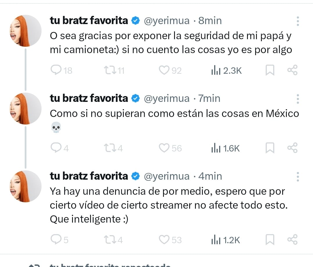 Yeri Mua pelea tras el asalto a Cry y a Papá Bratz