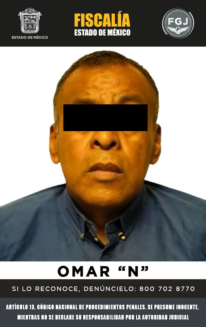 Fiscalía del Edomex confirma detención del presunto autor material del asesinato de Francisco Brian Rojas Cano