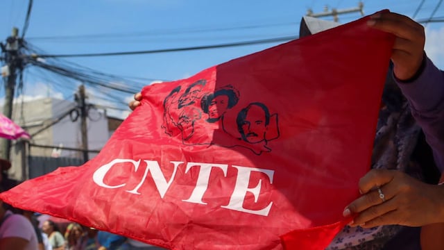 Huelga nacional de la CNTE en Chilpancingo, Guerrero.