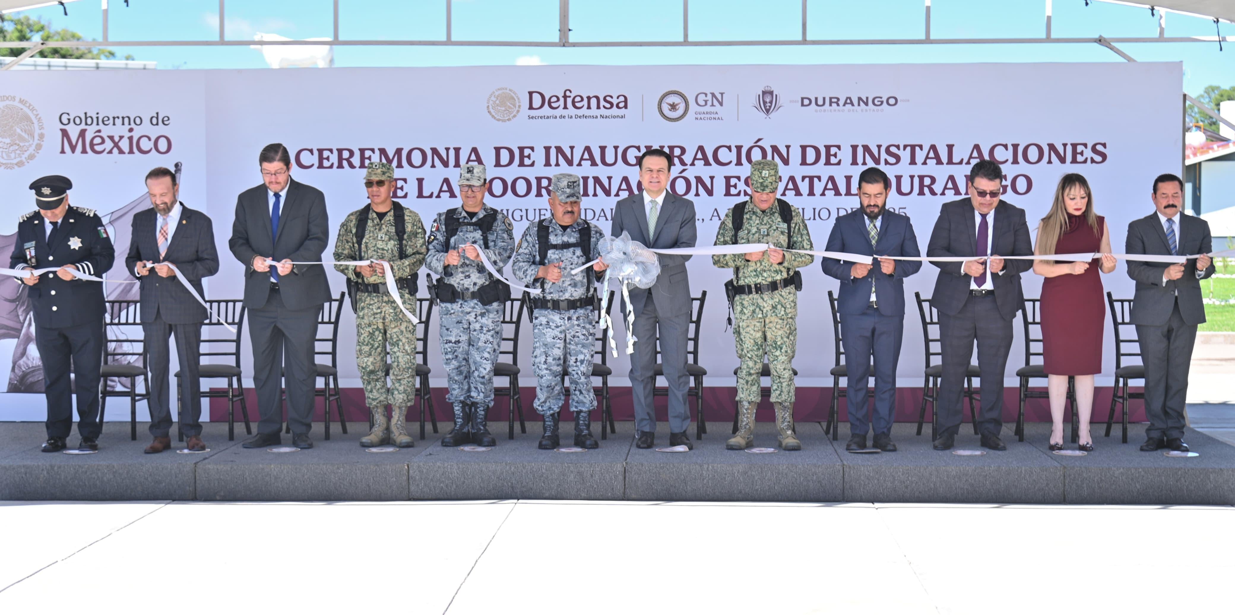 Esteban Villegas y Guardia Nacional fortalecen seguridad en Durango