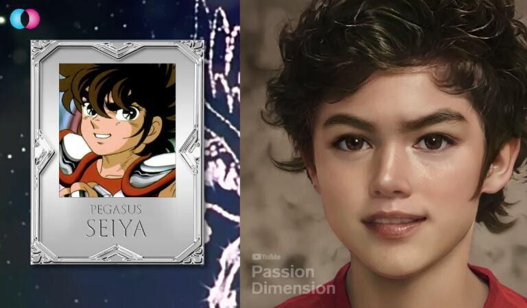 Los Caballeros del Zodiaco dibujados por una IA