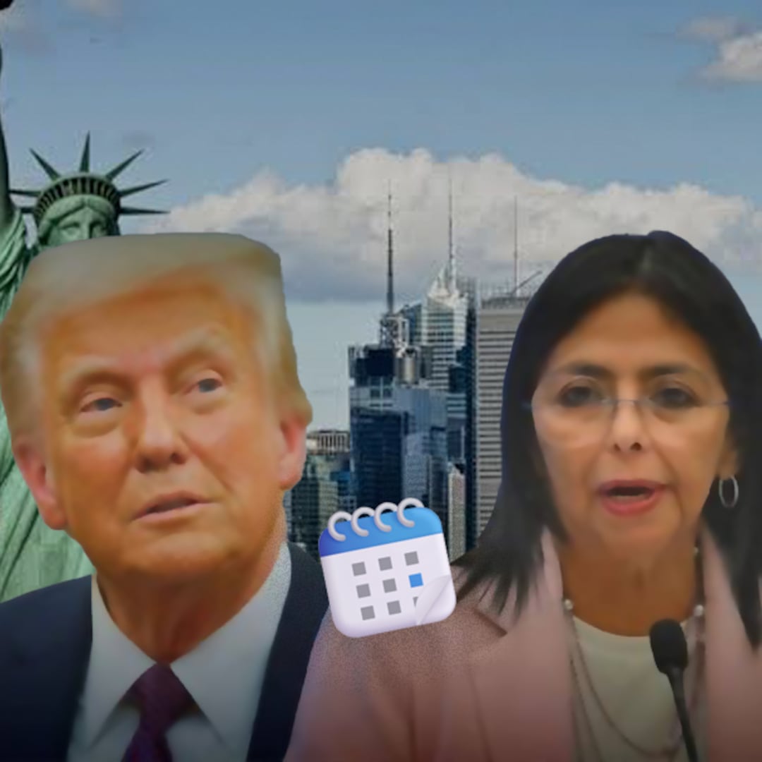 Trump se reunirá con Delcy Rodríguez en Nueva York durante la Asamblea de la ONU