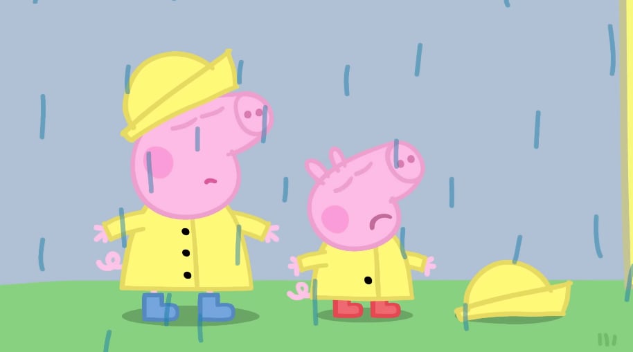 Peppa Pig y su hermano George