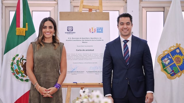 Felifer Macías y Alessandra Rojo de la Vega sellan alianza institucional