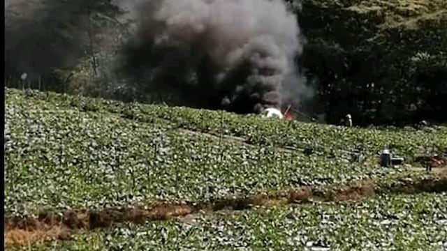 Desplome de aeronave en Veracruz