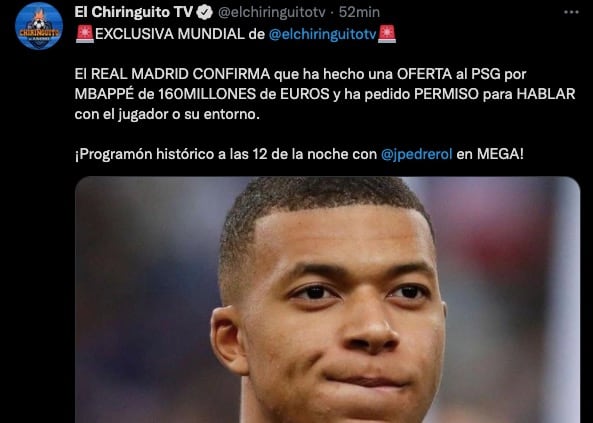 El Real Madrid ya habría hecho una oferta por Mbappé