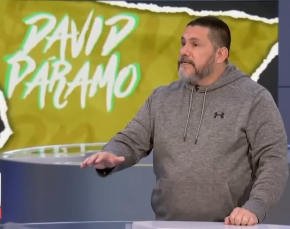 David Páramo en el foro con Ciro Gómez Leyva.