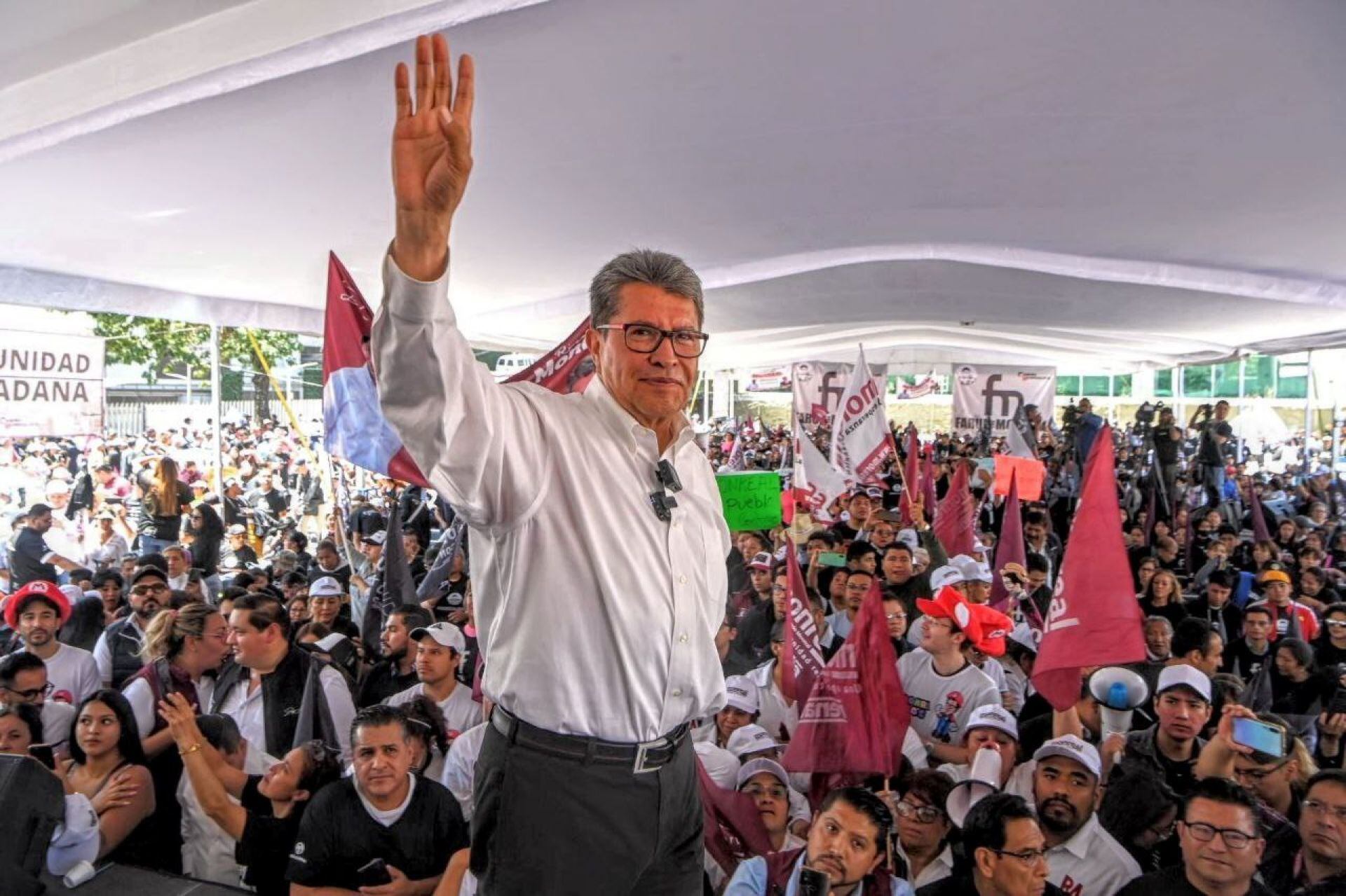 Ricardo Monreal, aspirante a la coordinación nacional de los comités de defensa de la cuarta transformación de Morena