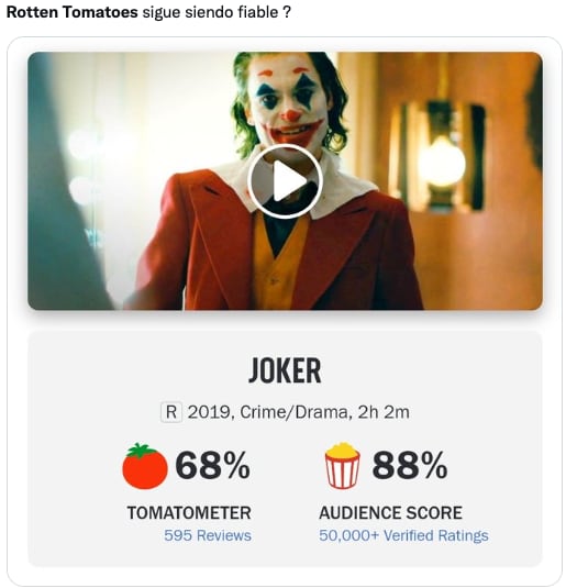 Memes de Rotten Tomatoes por malas críticas a Black Adam