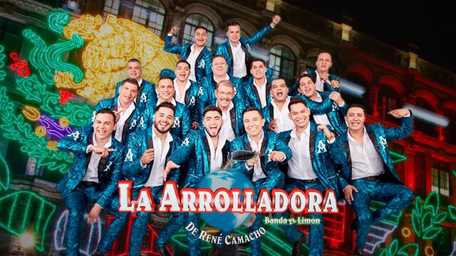 La Arrolladora Banda El Limón encabezará el concierto y festejos del 15 de septiembre por el Grito de Independencia en el Zócalo CDMX