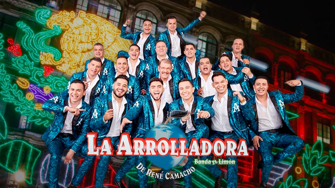 La Arrolladora Banda El Limón encabezará el concierto y festejos del 15 de septiembre por el Grito de Independencia en el Zócalo CDMX