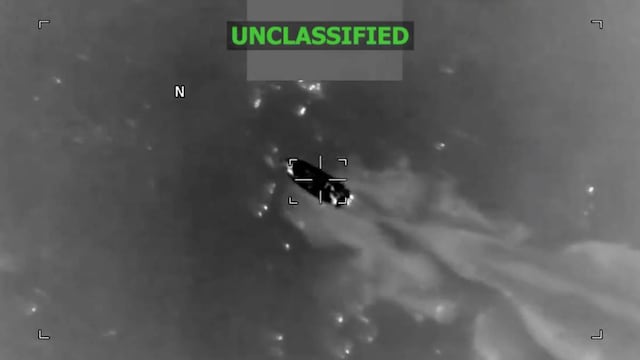 Ataque de Estados Unidos contra un buque en el Pacífico