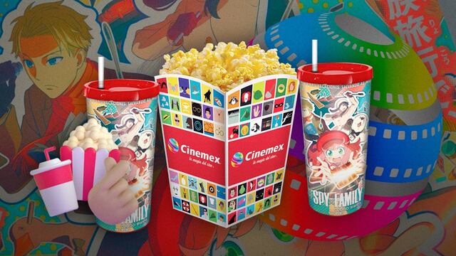 El combo de Spy x Family que venderá Cinemex e incluye vasos coleccionables a un súper precio
