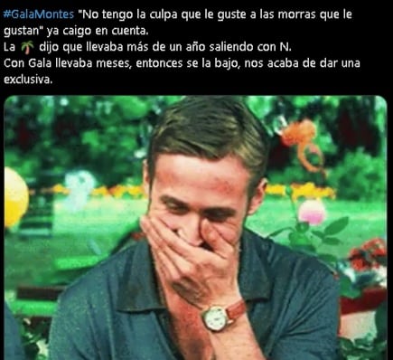 Gala Montes se burla de Nicola Porcella.