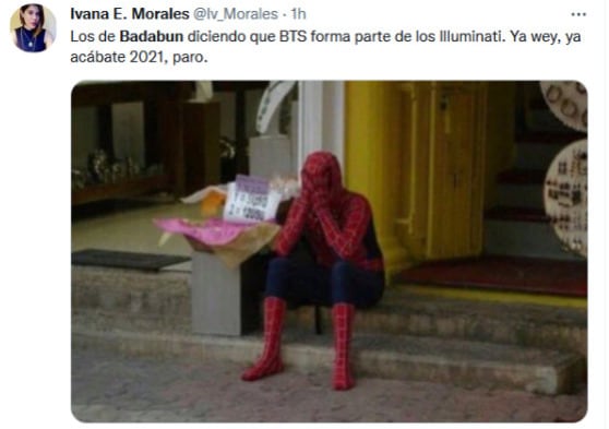 Memes, fans de BTS cancelan a Badabun