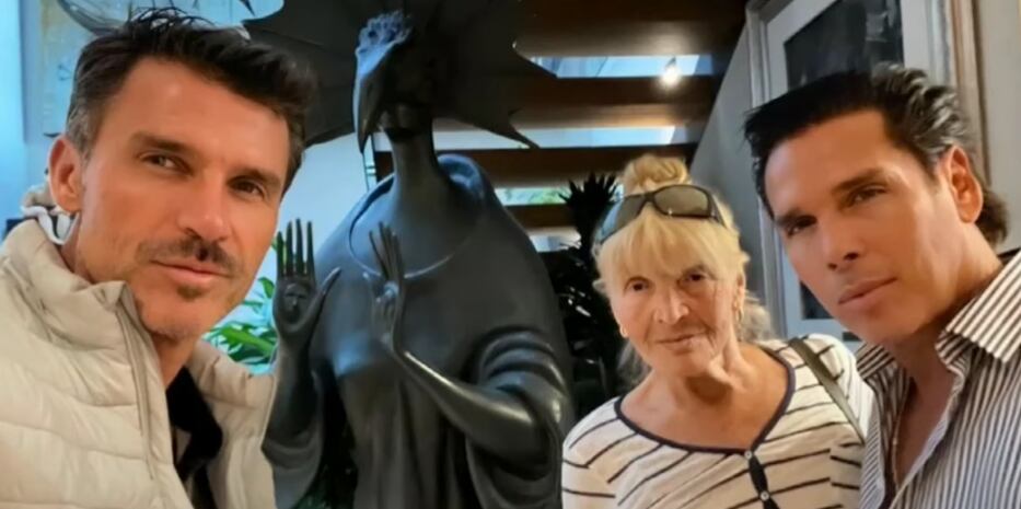 Roberto Palazuelos se reúne con Leonardo García y su mamá Sandy para hablar de la herencia de Andrés García