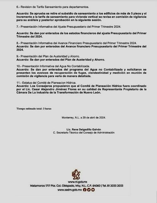 Reporte técnico de las cuentas por cobrar. Foto: Plácido Garza