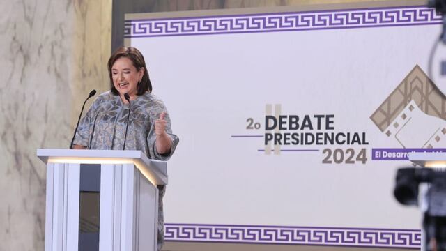 Xóchitl Gálvez, candidata a la presidencia por la coalición "Fuerza y Corazón por México"