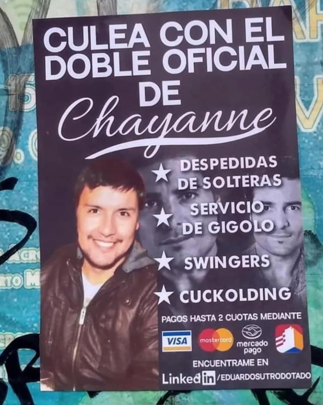 Hombre se renta como "doble de Chayanne"