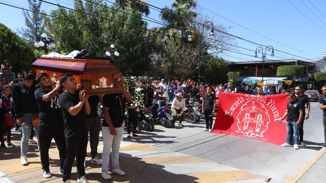 Funeral de normalista de Ayotzinapa Yanqui Rothan Gómez