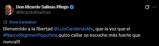 Salinas Pliego recibe a Luis Cárdenas en Hechos AM