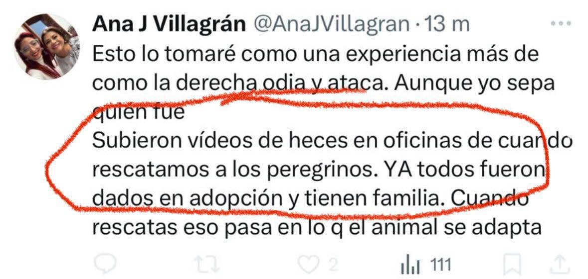 Villagrán explica situación en Agatan