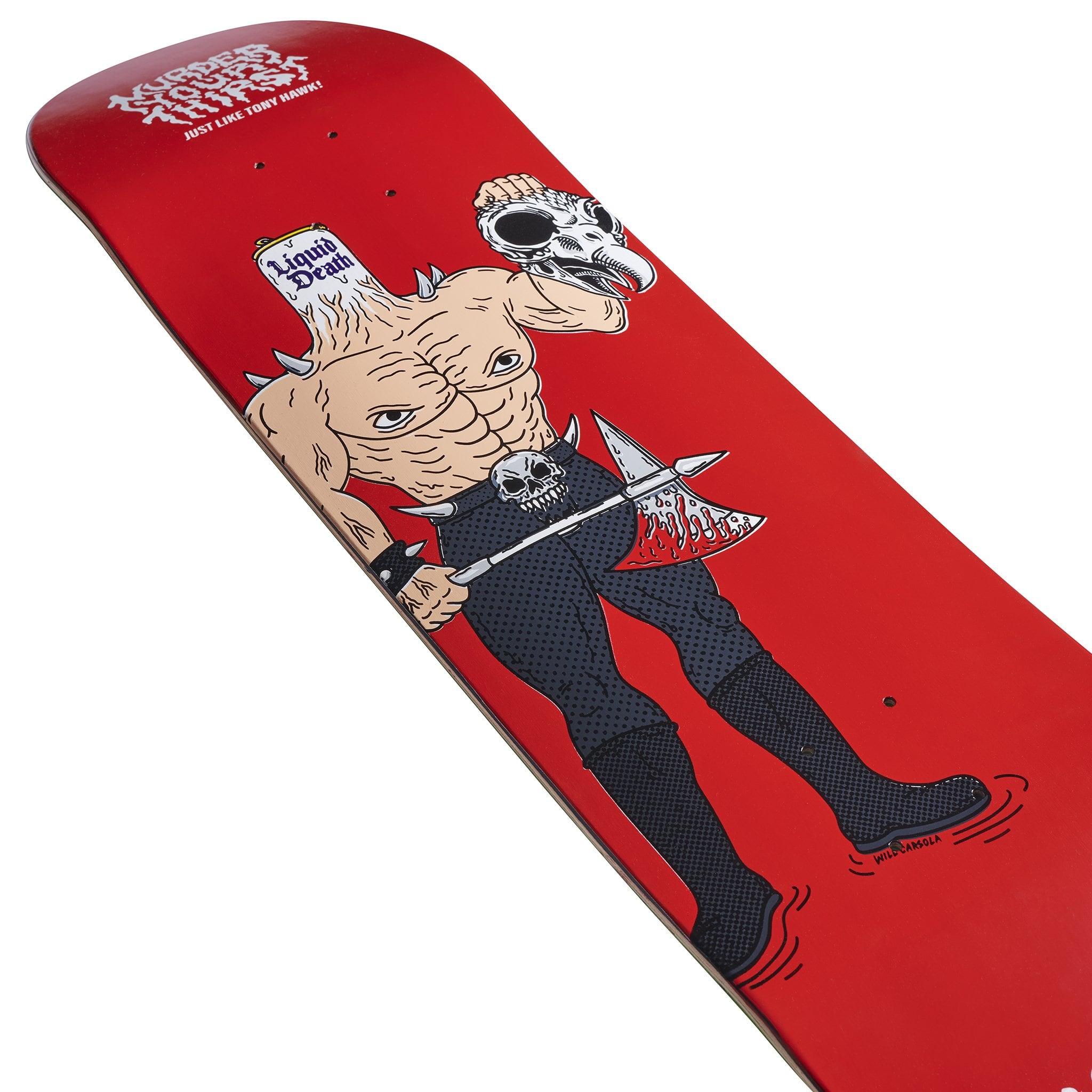 Patineta con la sangre de Tony Hawk