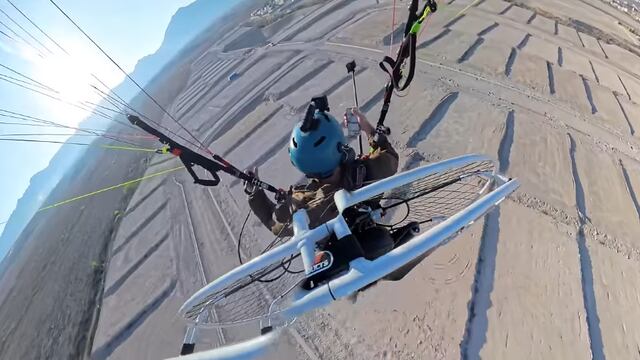 Youtuber cae 25 metros desde paramotor