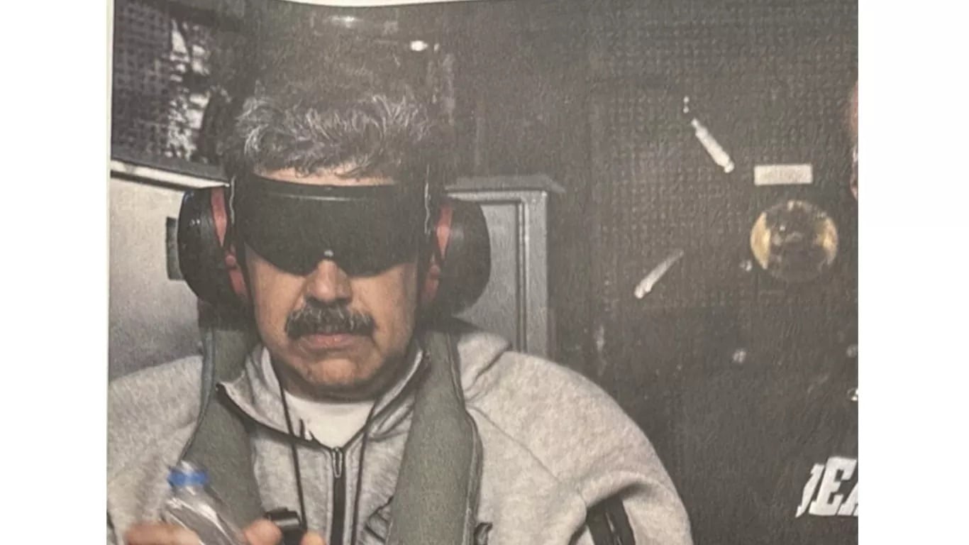 Primera imagen de Nicolás Maduro tras su captura