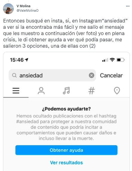 Instagram; herramienta para la ansiedad.