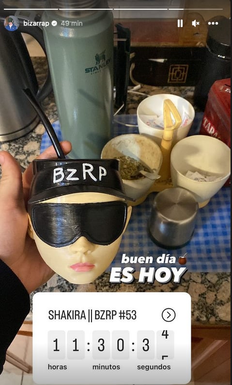 Bizarrap estrena tiradera con Shakira.