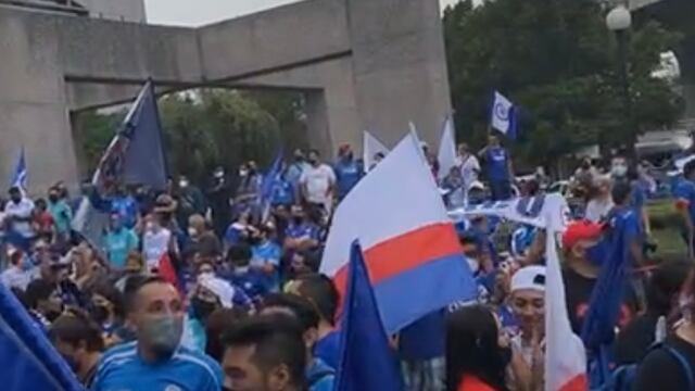 Afición de Cruz Azul