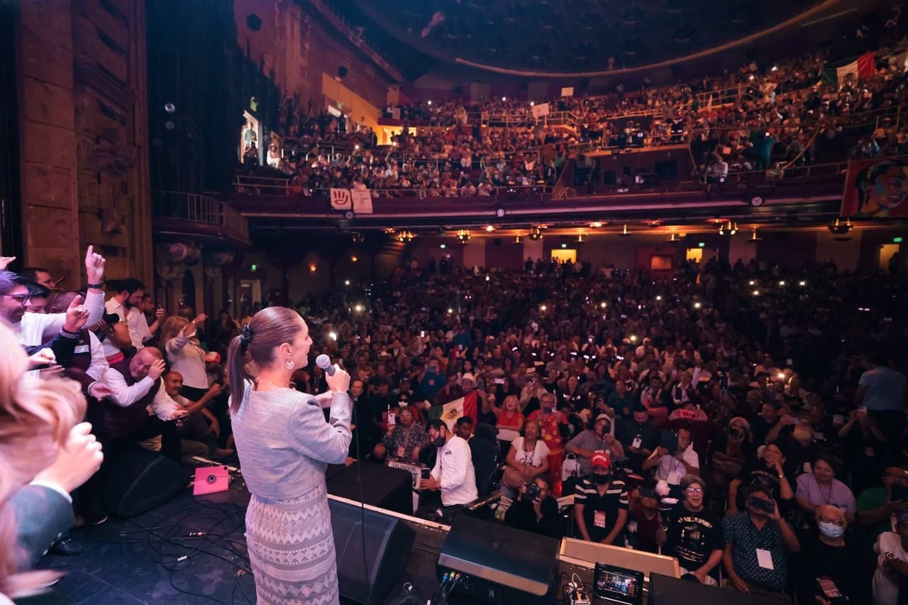 Claudia Sheinbaum en Los Ángeles