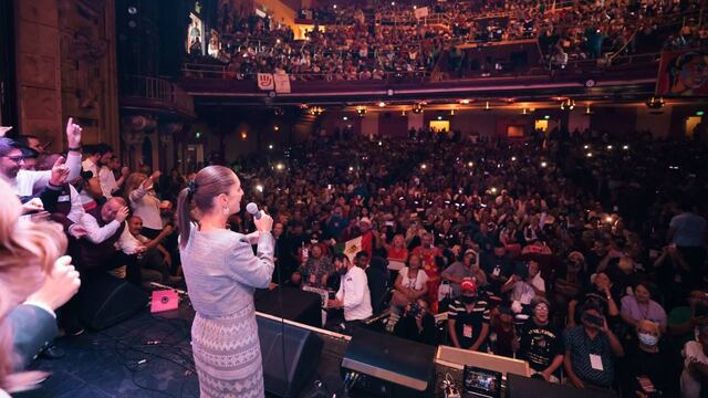 Claudia Sheinbaum en Los Ángeles