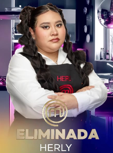 Herly RG fue la decimosexta eliminada de MasterChef Celebrity 2025