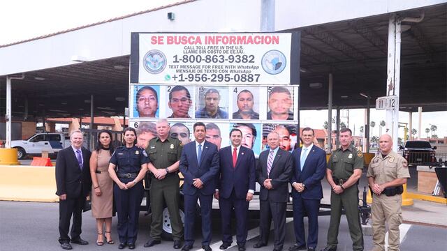 Francisco García Cabeza de Vaca y Austin Skero, Subjefe del Corredor del Sur de Texas de la Fuerza de Tarea Conjunta del Departamento de Seguridad Interna de los Estados Unidos, inauguraron la nueva fase.