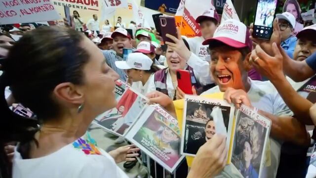 Claudia Sheinbaum en San Luis Río Colorado, Sonora/@Claudiashein